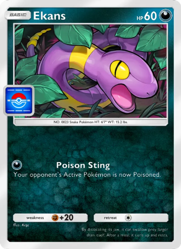 Ekans — Promos-A #056 (Pokémon TCG card)
