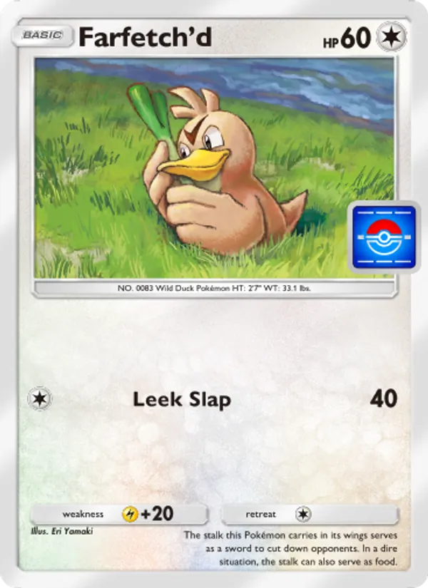 Farfetch'd — Promos-A #062 (Pokémon TCG card)