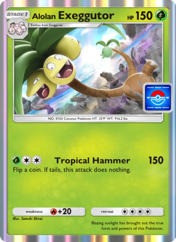 Alolan Exeggutor — Promos-A #069 (Pokémon TCG card)