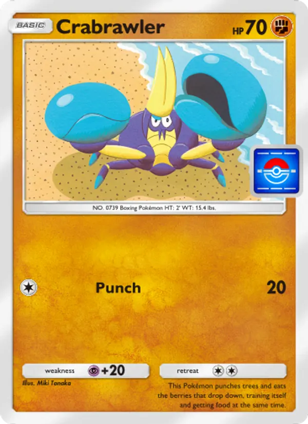 Crabrawler — Promos-A #071 (Pokémon TCG card)