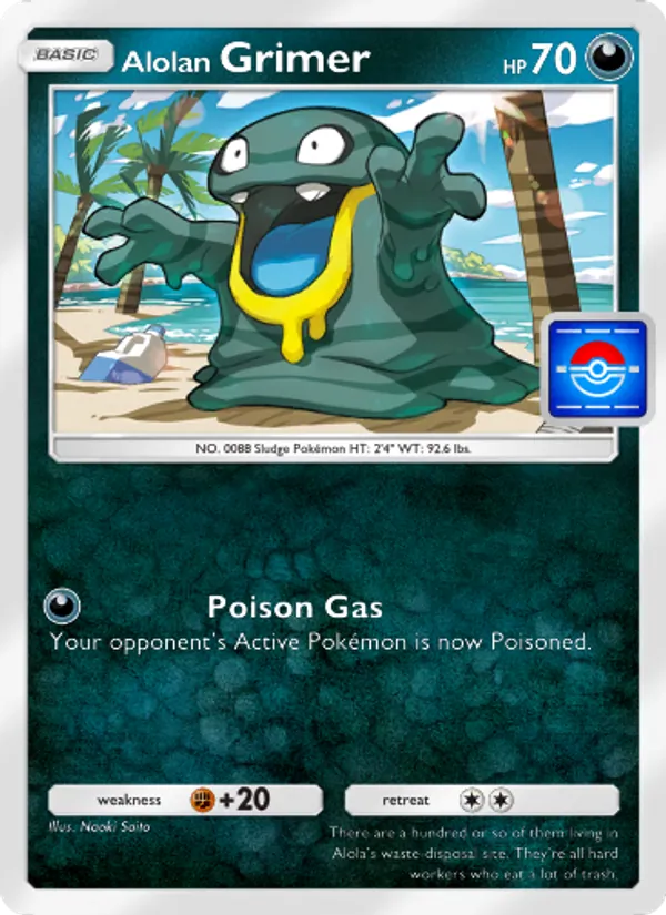 Alolan Grimer — Promos-A #072 (Pokémon TCG card)
