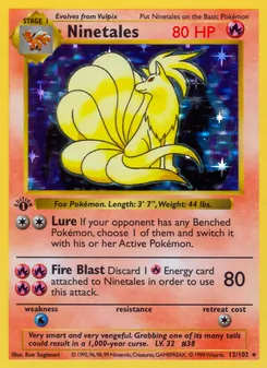 Ninetales (Base Set #12)