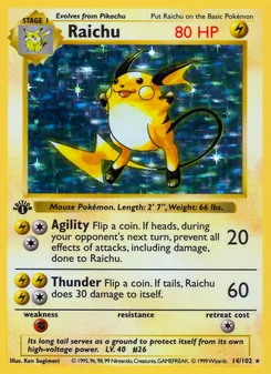 Raichu (Base Set #14)