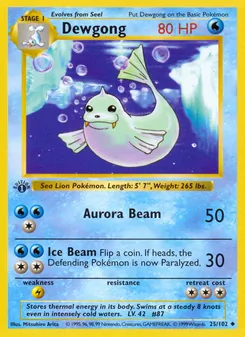 Dewgong (Base Set #25)