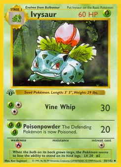 Ivysaur (Base Set #30)