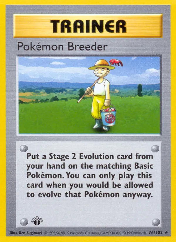 Pokémon Breeder — Base Set #76 (Pokémon TCG card)