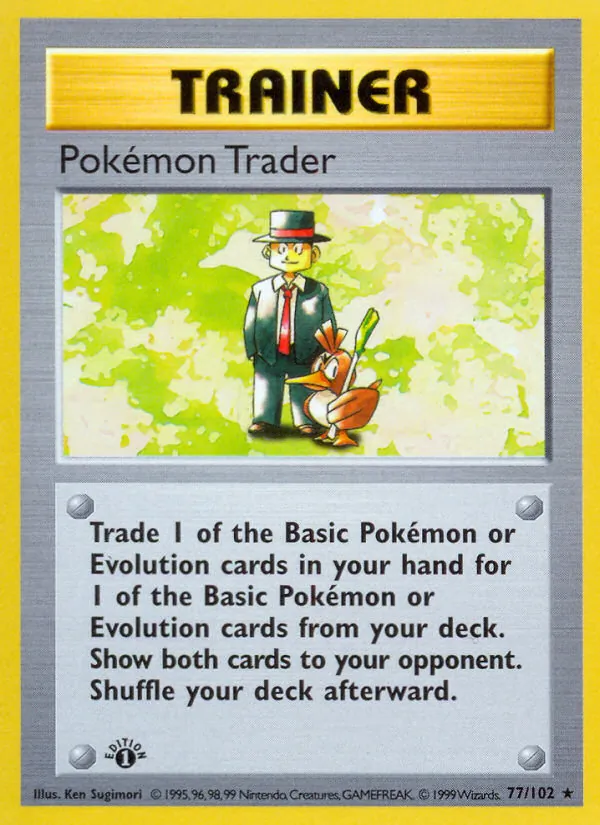 Pokémon Trader — Base Set #77 (Pokémon TCG card)