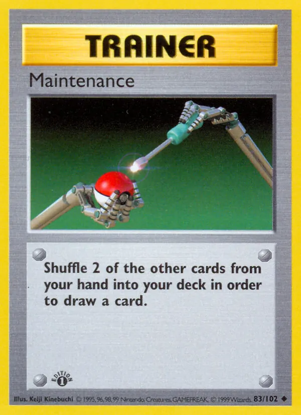 Maintenance — Base Set #83 (Pokémon TCG card)