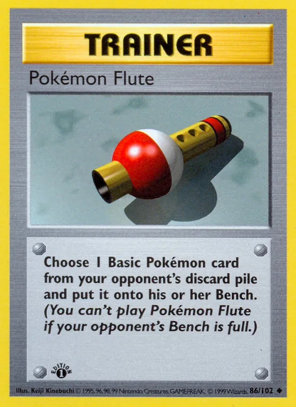 Pokémon Flute — Base Set #86 (Pokémon TCG card)