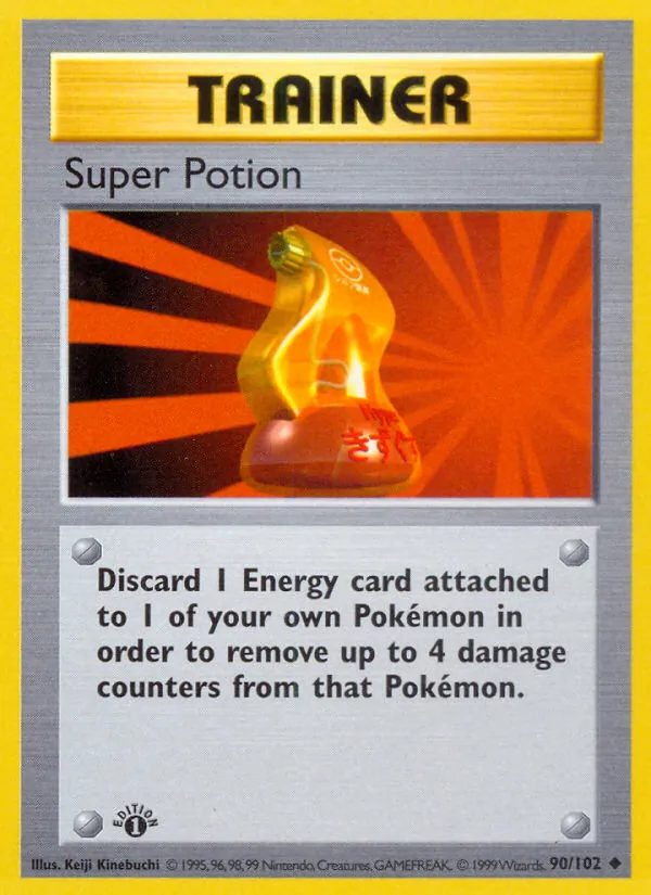 Super Potion — Base Set #90 (Pokémon TCG card)