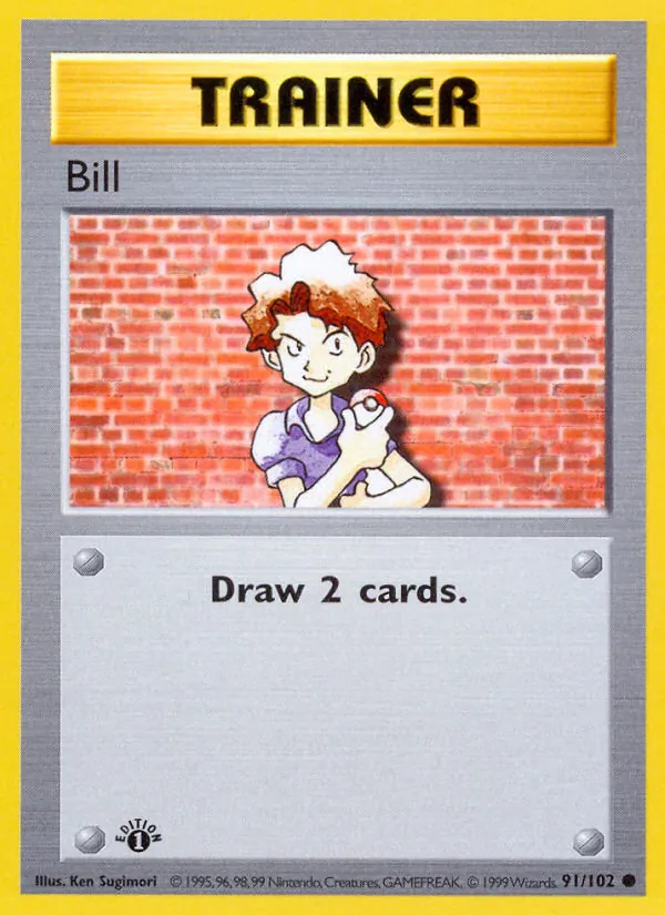 Bill — Base Set #91 (Pokémon TCG card)