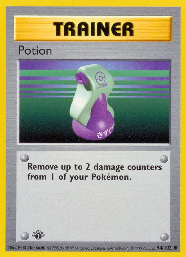 Potion — Base Set #94 (Pokémon TCG card)