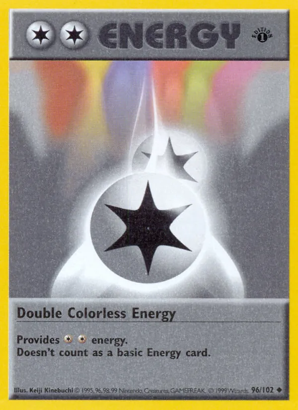 Double Colorless Energy — Base Set #96 (Pokémon TCG card)