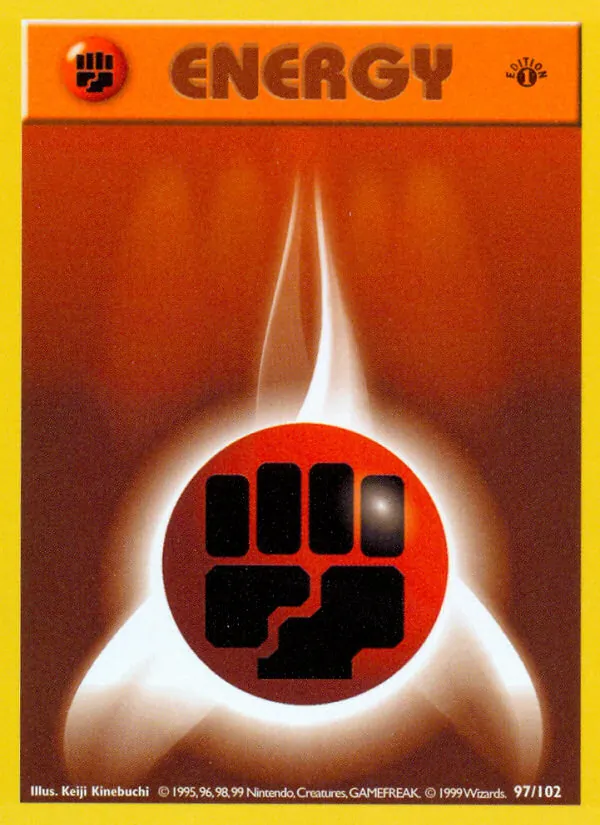 Fighting Energy — Base Set #97 (Pokémon TCG card)