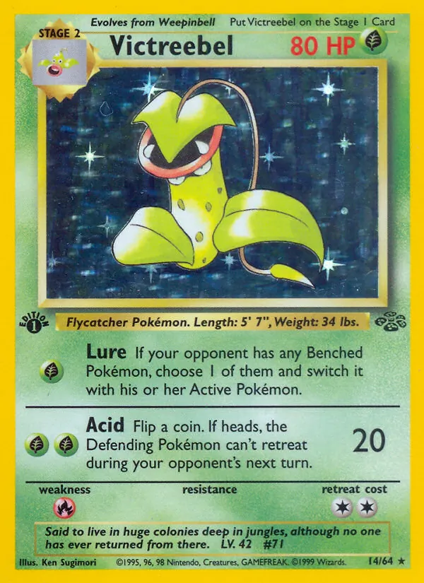 Victreebel — Jungle #14 (Pokémon TCG card)