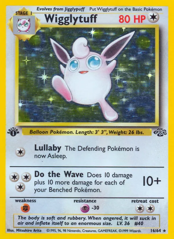 Wigglytuff — Jungle #16 (Pokémon TCG card)
