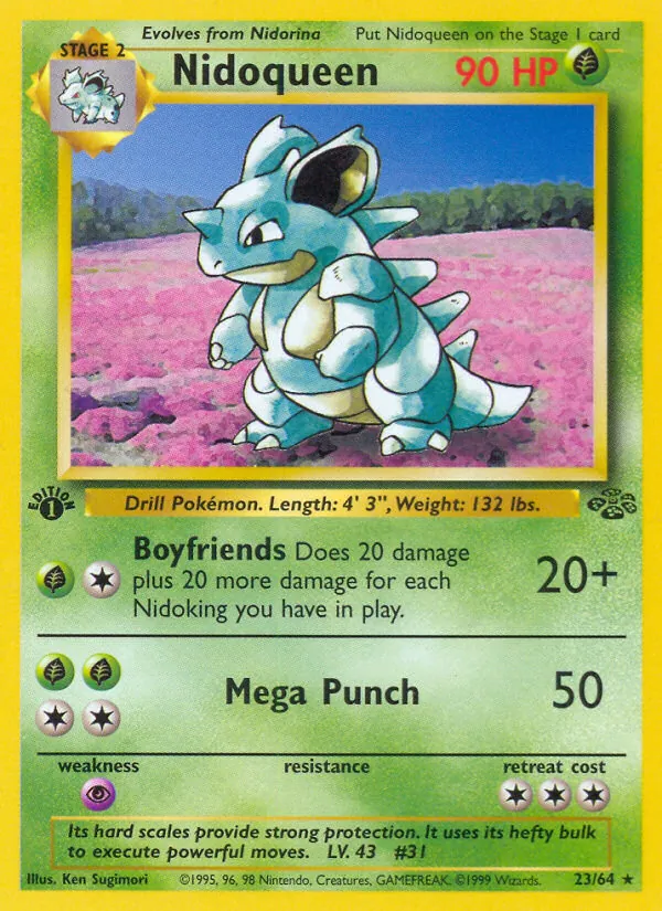 Nidoqueen — Jungle #23 (Pokémon TCG card)
