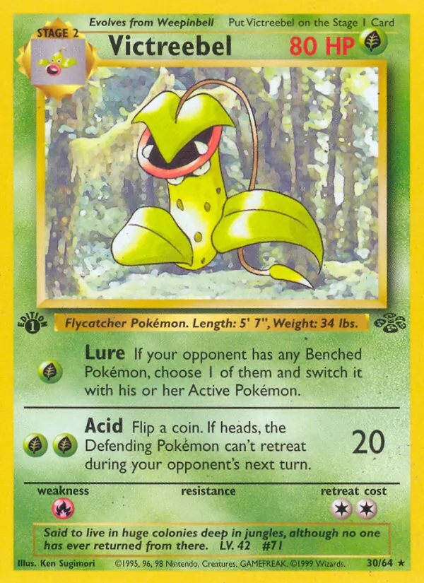 Victreebel — Jungle #30 (Pokémon TCG card)