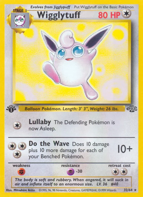 Wigglytuff — Jungle #32 (Pokémon TCG card)