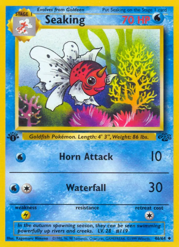 Seaking — Jungle #46 (Pokémon TCG card)