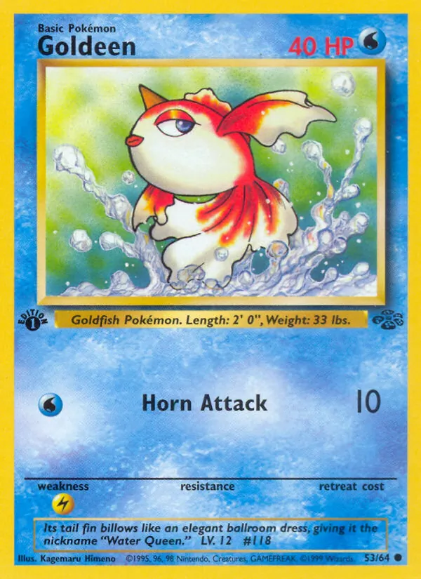 Goldeen — Jungle #53 (Pokémon TCG card)