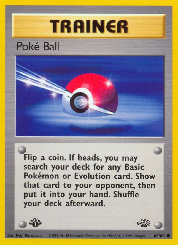 Poké Ball — Jungle #64 (Pokémon TCG card)