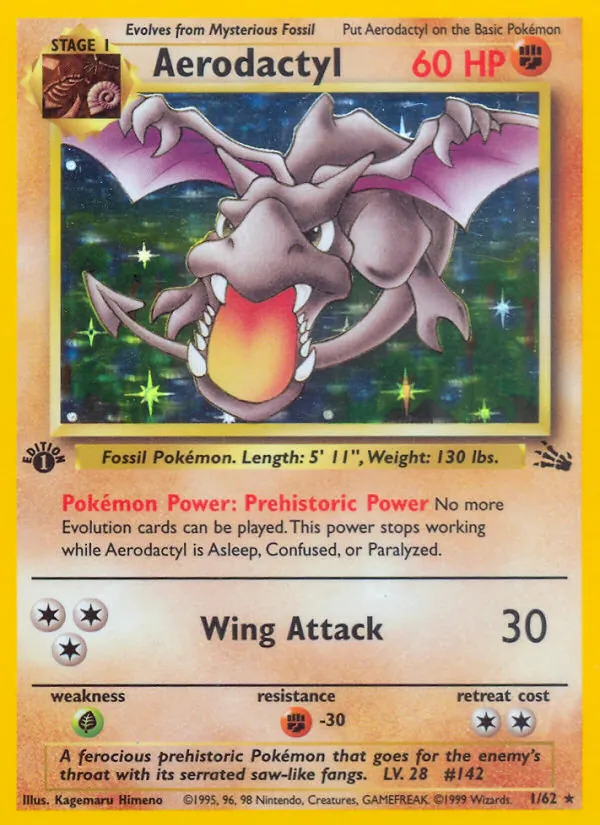 Aerodactyl — Fossil #1 (Pokémon TCG card)