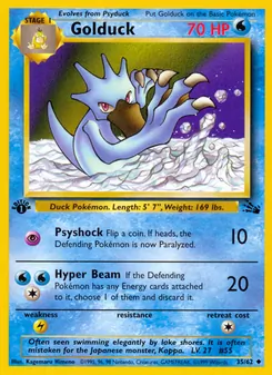 Golduck (Fossil #35)