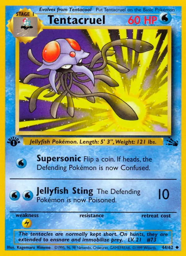 Tentacruel — Fossil #44 (Pokémon TCG card)