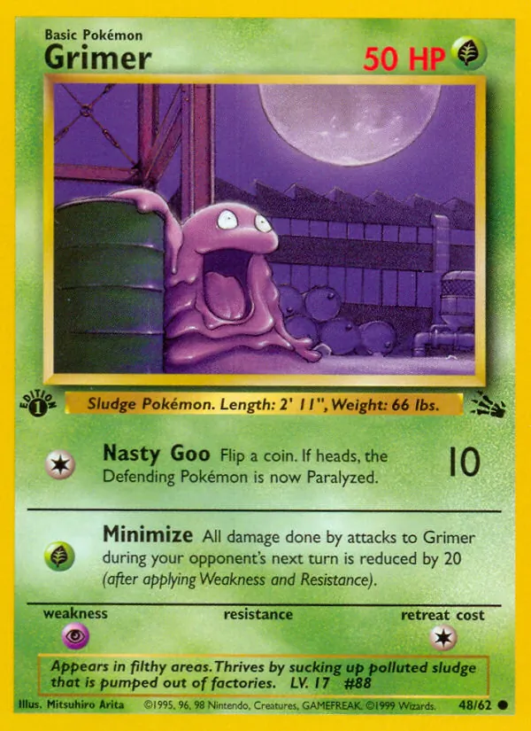 Grimer — Fossil #48 (Pokémon TCG card)