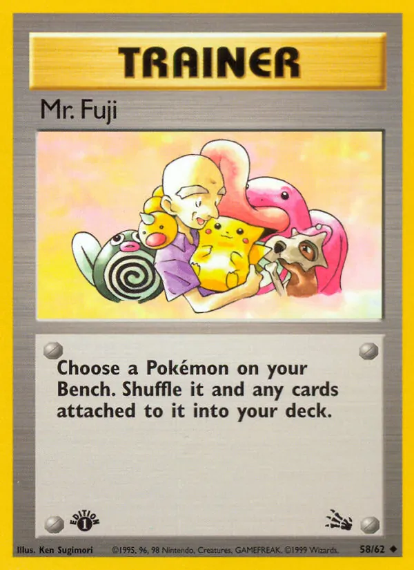 Mr. Fuji — Fossil #58 (Pokémon TCG card)