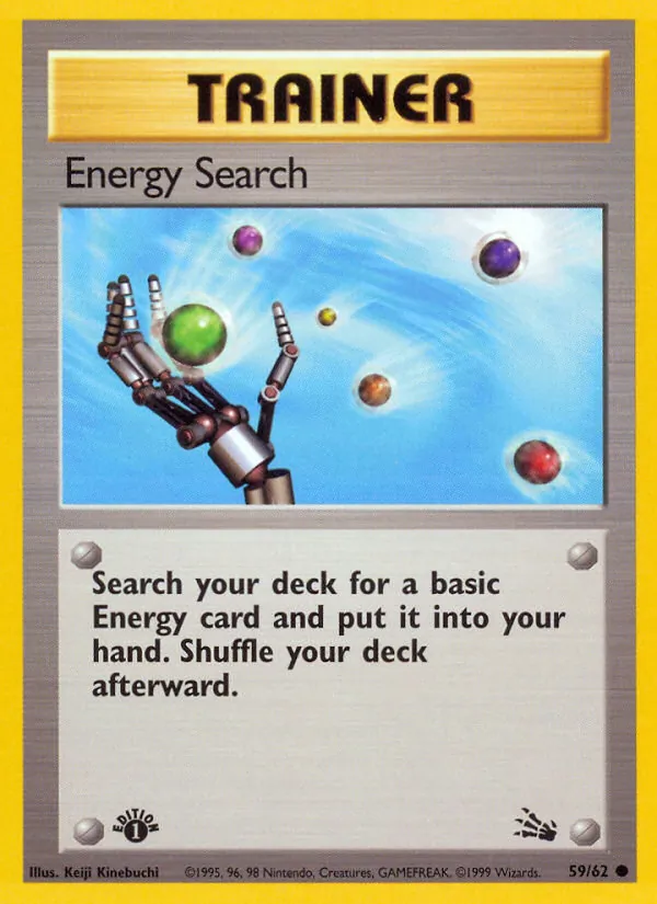 Energy Search — Fossil #59 (Pokémon TCG card)