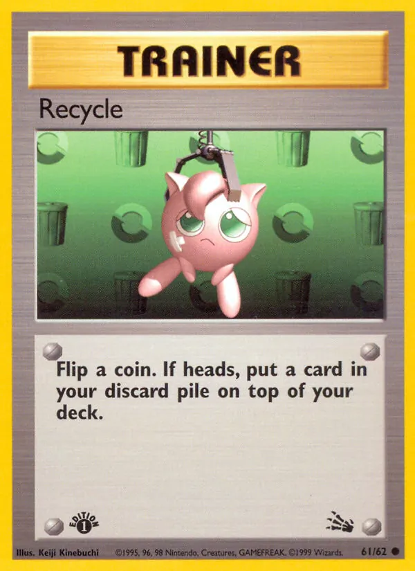 Recycle — Fossil #61 (Pokémon TCG card)