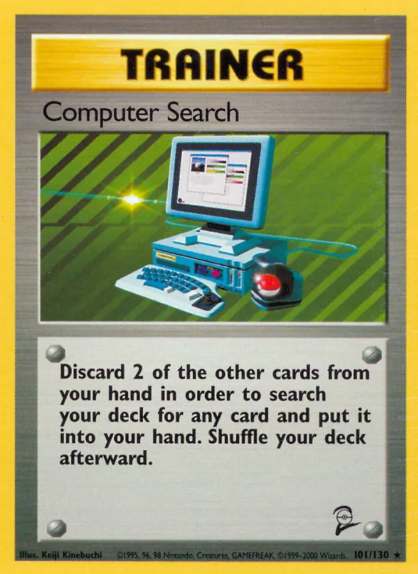 Computer Search — Base Set 2 #101 (Pokémon TCG card)