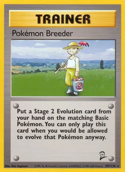 Pokémon Breeder (Base Set 2 #105)