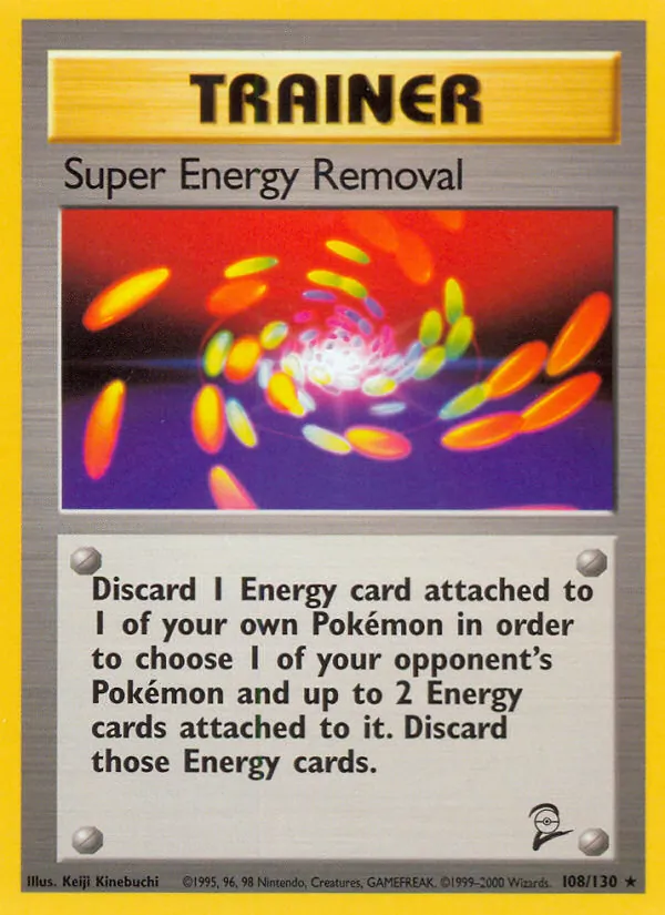 Super Energy Removal — Base Set 2 #108 (Pokémon TCG card)