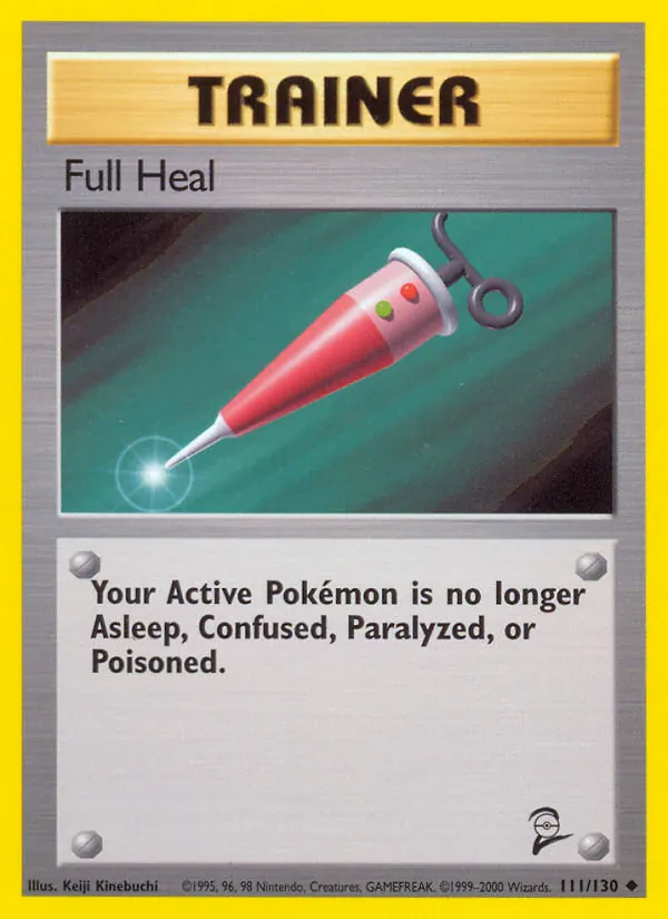 Full Heal — Base Set 2 #111 (Pokémon TCG card)