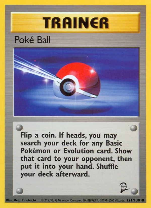Poké Ball — Base Set 2 #121 (Pokémon TCG card)