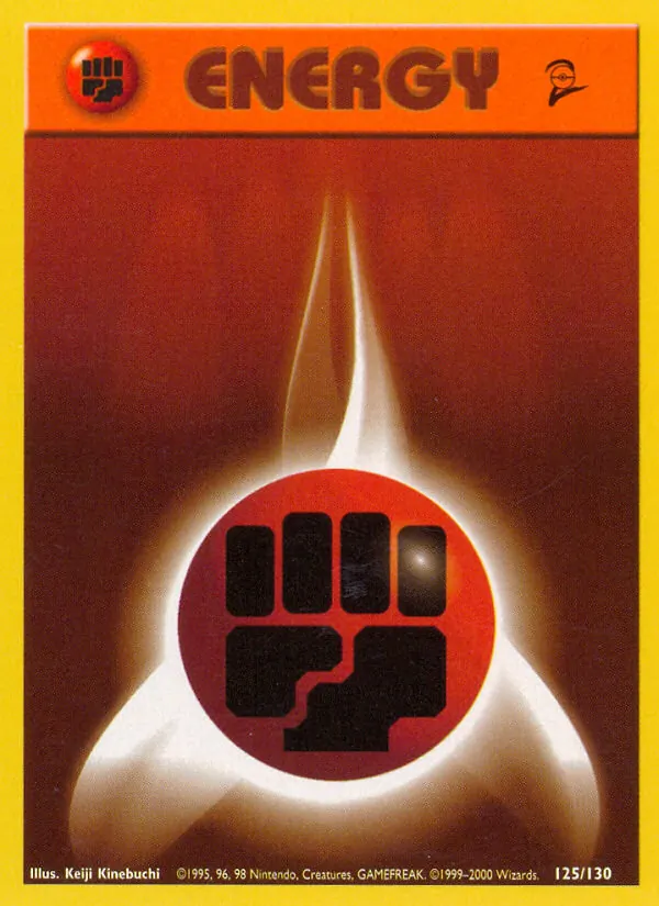 Fighting Energy — Base Set 2 #125 (Pokémon TCG card)