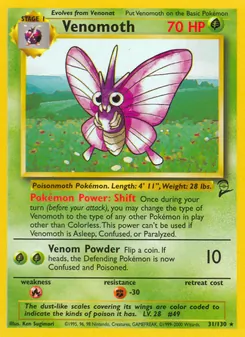 Venomoth (Base Set 2 #31)