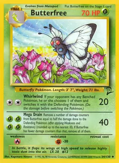 Butterfree (Base Set 2 #34)