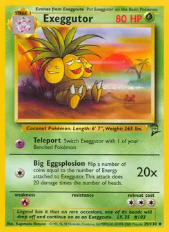 Exeggutor (Base Set 2 #39)