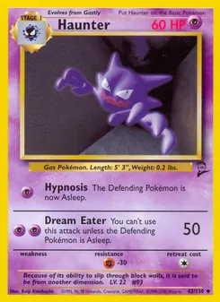 Haunter (Base Set 2 #43)
