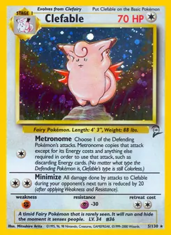 Clefable (Base Set 2 #5)