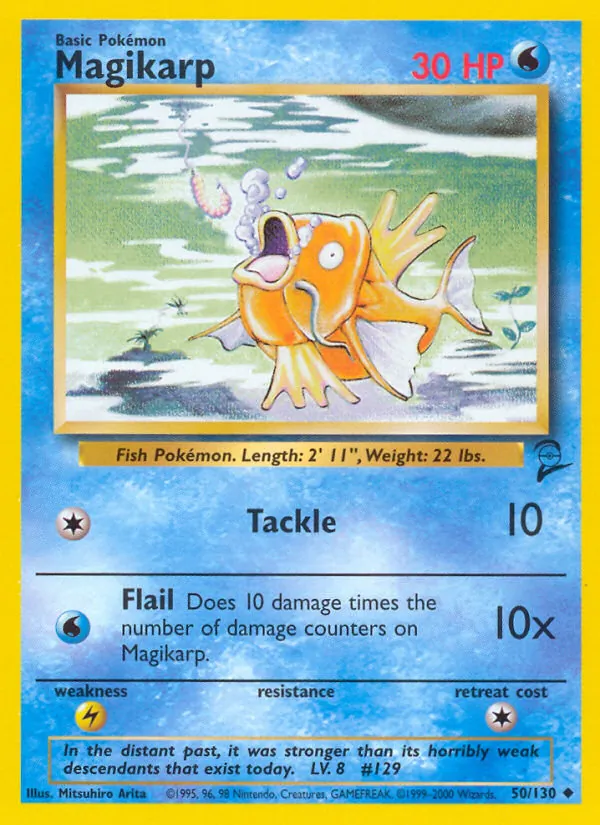 Magikarp — Base Set 2 #50 (Pokémon TCG card)