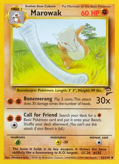 Marowak (Base Set 2 #52)