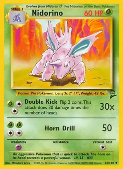 Nidorino (Base Set 2 #54)