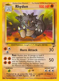 Rhydon (Base Set 2 #59)