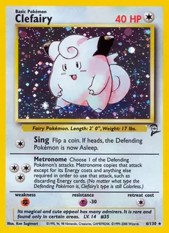 Clefairy (Base Set 2 #6)