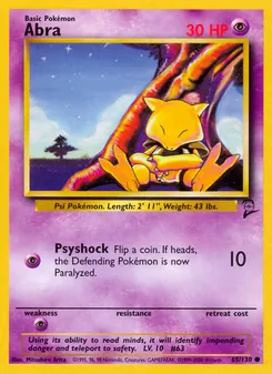 Abra (Base Set 2 #65)